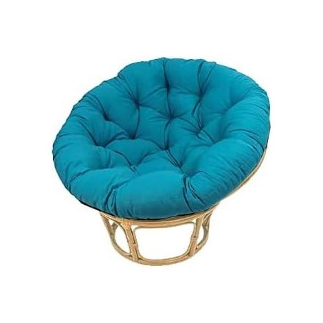 QEM – Coussin d'allaitement bleu 120x120cm – Confort enveloppant – Rotin de qualité – Pour intérieur moderne