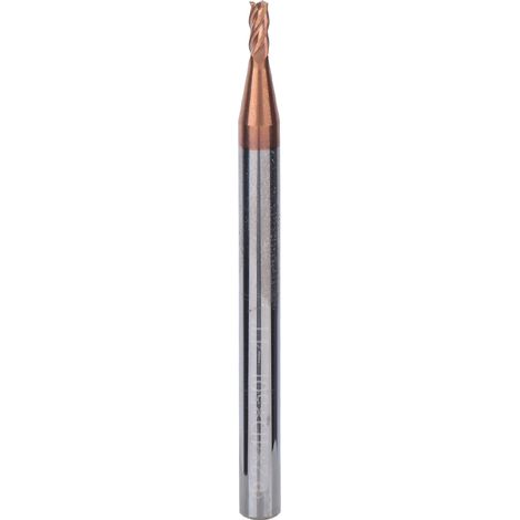 Fraise En Acier Au Tungstène 4 Dents Revêtement Nano Pour Cnc Usinage Acier Inoxydable 2mm (1/5)