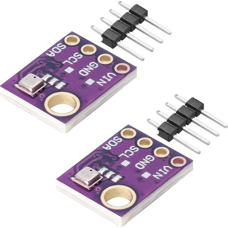Capteur barométrique 280 5 V - Module de capteur de température et d'humidité - Module de capteur de température d'humidité IIC I2C compatible avec (2 pièces) (1/5)