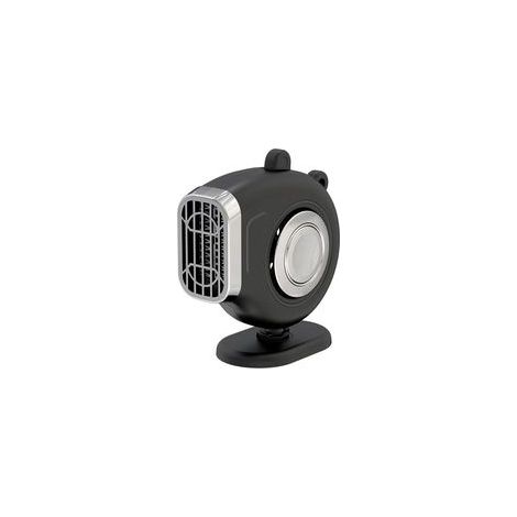 Mini chauffage électrique portable 12 V pour voiture, bureau et intérieur – Chauffage d’appoint silencieux, compact et sans fil, couleur noir (1/2)