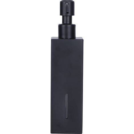 Distributeur de Pompe Savon de Comptoir en Acier Inoxydable Bouteille de Lotion de Comptoir de Grande Capacit de 200ml pour Lotion Vaisselle pour la Cuisine et la Salle de Bain (carr) (1/5)