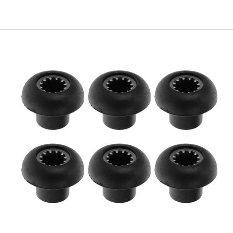 Kit de accesorios de repuesto para licuadora de 6 piezas con cabezal tipo hongo y engranaje de metal y plástico de 12 dientes, compatible con precisión para la preparación de bebidas para fiestas. (1/5)