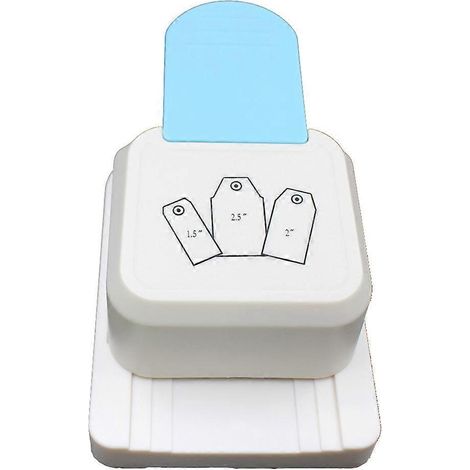 Perforatrice 3-en-1 pour étiquettes, découpe de tags et loisirs créatifs – outil de coupe pour cartes et papiers artisanaux. (1/4)