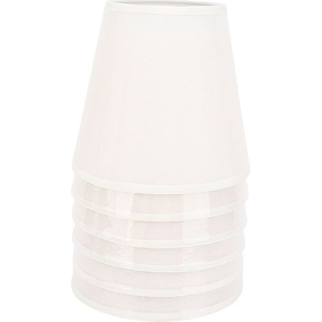 Set mit 6 Mini-Leinenlampenschirmen E14 für Tisch-, Wand-, Kronleuchter und Stehlampen A (1/4)