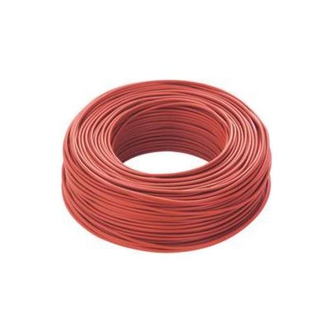 CAVO ELETTRICO UNIPOLARE SEZ. 1,5 ROSSO FS17 - 100 M