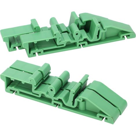 Ensemble de 2 supports de circuits imprimés C45, adaptateurs de montage sur rail DIN, accessoires de vis de montage KPRH-180 (1/5)