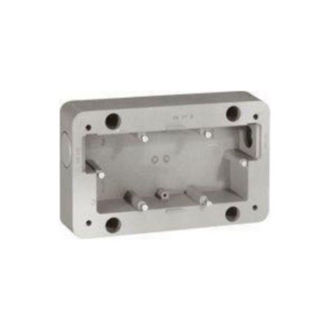 Cadre saillie 2 postes Soliroc IK10 Horizontal ou Vertical LEGRAND 077892 (1/3)