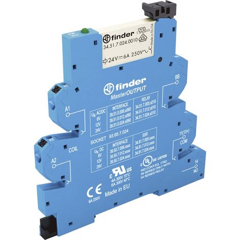 Finder 39.51.8.230.0060 Koppelrelais 230 V/AC 6 A 1 Schließer 1 St.