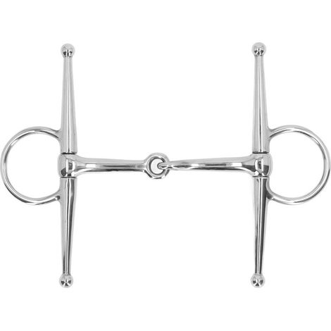 Mors de filet de cheval à joue complète, anneau en acier inoxydable, joint de ferme pour bouche de 125mm (1/5)