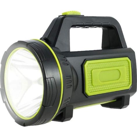 Lampe Torche Led Ultra Puissante Rechargeable USB 135000 Lumens 6000 mah Lampe de Poche Etanche Haute Puissance pour Urgence Randonnée Camping Chasse (Sans Lumière Latérale)- (1/5)