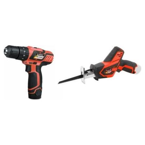Taladro atornillador STAYER 12v pbl122cpk + sierra sable SSL12