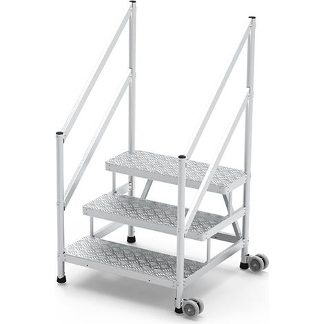 Stufenpied 3 Stufen - Maximale Arbeitshöhe 2.70m - Breite 1.15m - MP3-100-RLGCDG