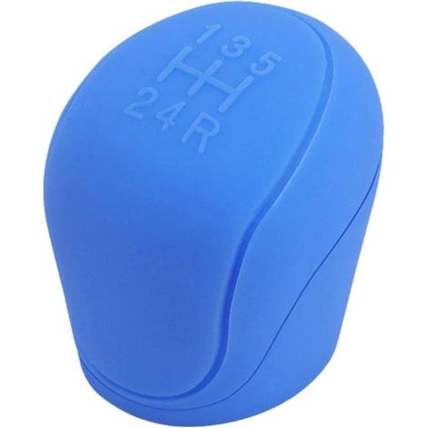 1 Couvercle de levier de vitesse, silicone souple, anti-dérapant, universel 5 vitesses, intérieur voiture