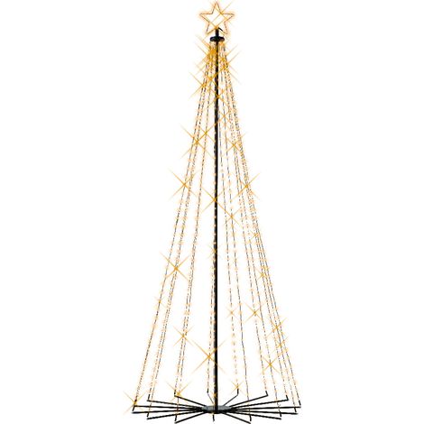 Albero LED cono 100x240 cm, 8 funzioni
