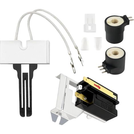 Kit de réparation pour sèche-linge à gaz : allumeur 279311, bobine 279834, capteur de flamme 338906 (1/5)