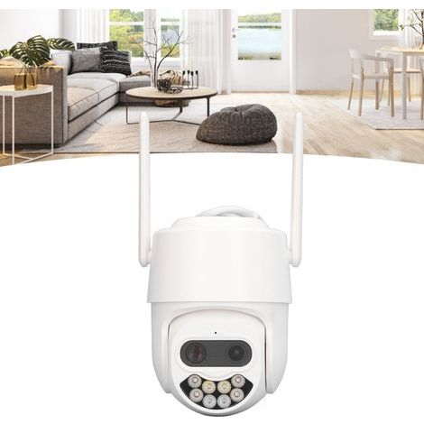 WLAN-Überwachungskamera für den Außenbereich, 1080p-IP-Kamera, WLAN-DME-Kamera mit Zoomobjektiv, 110–240 V EU-Stecker (1/5)