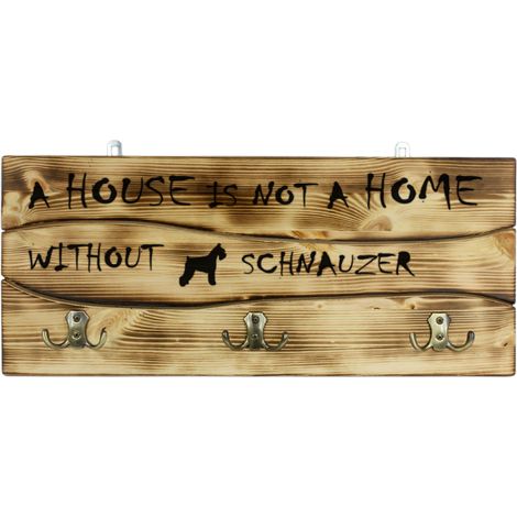 Schnauzer, Schnauzer - gruccia con cane, espositore per medaglie, decorazione per la casa di Art-Dog (1/5)