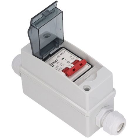 2P DC Disjoncteur, Interrupteur de Déconnexion 1000V 16A Disjoncteur étanche IP65 pour Système Solaire PV (1/5)