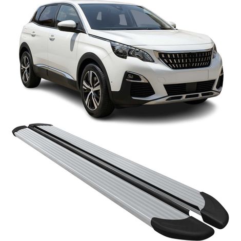 OMAC Trittbretter für Peugeot 3008 2016-2024 Aluminium Grau