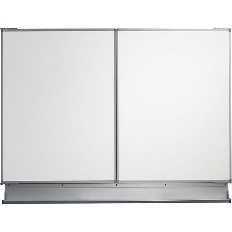 eurokraft pro, Tableau mural pliable, tôle d'acier émaillée, l (1/4)