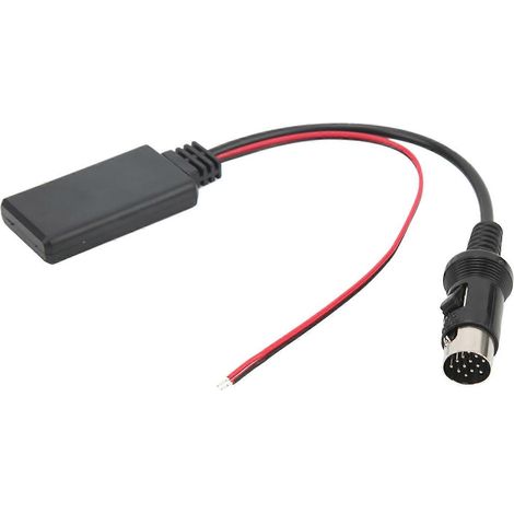 Adaptateur AUX sans fil pour autoradio Kenwood avec Bluetooth 5.0 et son clair, compatible avec les systèmes audio Kenwood (port 13 broches). (1/5)