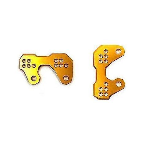 Für Yamaha MT03 MT03 YZFR3 R25 2015-2020 Motorrad-Fußrasten hinten, Fußrastenhalterung, Fußrastenfuß, Fußrastenhalterung, Pedalerhöhung hinten – Gold (1/5)