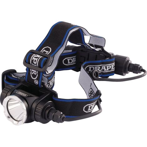 Draper 90064 10W Rechargeable LED Headlamp with Adjustable Strap and Long Battery Life (1/5)
