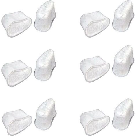 Lot de 12 Cartouche de filtre à eau au charbon pour cafetière KRUPS F4720057. en coquille de noix de coco non tissée. sachet de charbon actif. certifié FDA (1/4)