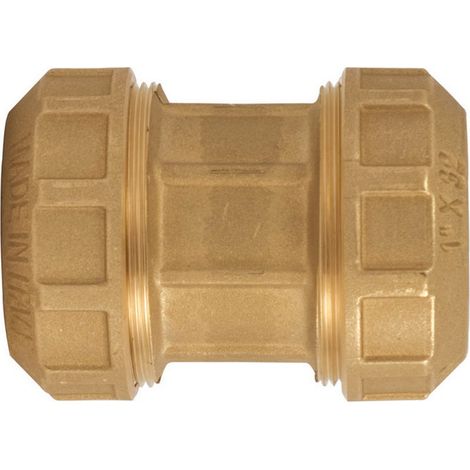 12PZ RACCORDO DI ACCOPPIAMENTO DIRITTO IN OTTONE Art. 720  mis. 1/2x20