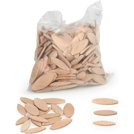 Lot de 300 lamelles en hêtre massif – 100 pièces de chaque taille lamello 20/10/0 – Pour assemblages stables avec colle à bois - lamello20 (1/5)