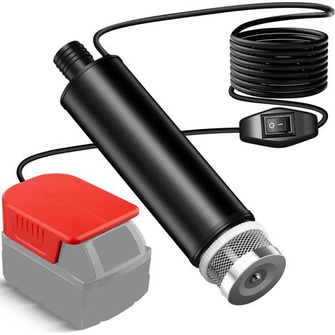 Pompe submersible compatible avec la batterie M18, 30 l/min, Lift 15FT, 120 W, pompe de transfert de fontaine profonde pour jardin, camping, piscine pour enfants, réservoir de poisson (1/5)