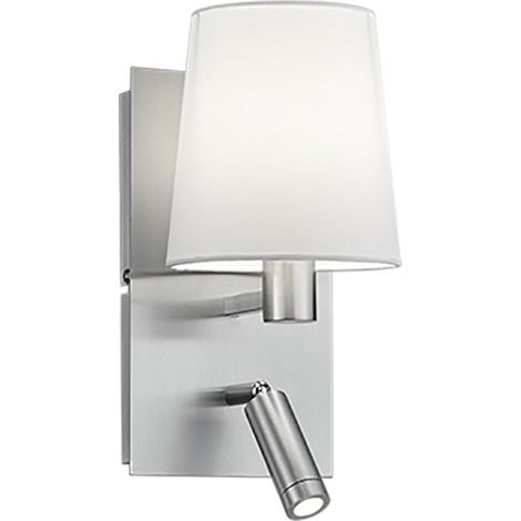 Applique avec bras de lecture, 1xE14 , Nickel mat - Trio - Marriot (1/5)