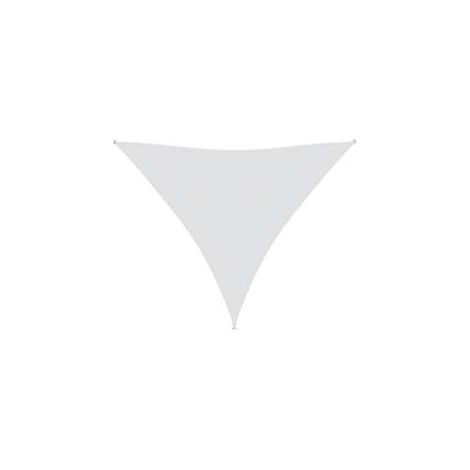 VELA OMBREGGIANTE HDPE TRIANGOLARE BIANCA mt.5x5x5 VETTE