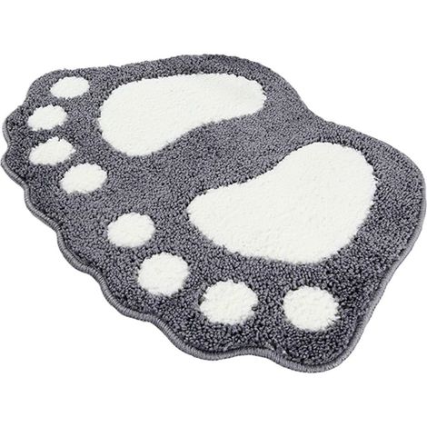 Tapis de salle de bain antidérapant et absorbant, paillasson doux pour douche et lavabo (1/5)