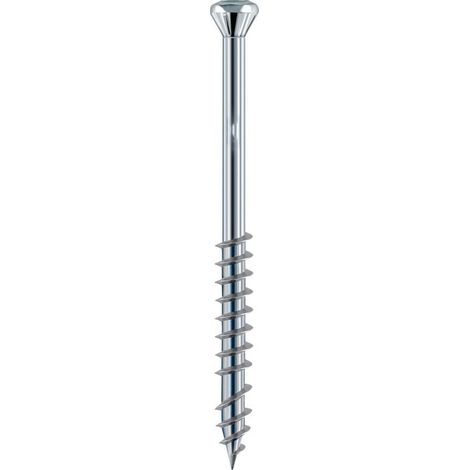 HSeasy Terra Terrassenschrauben Tordrive TX25 rostfrei Ø 5 x 70 mm - 200 Stück Edelstahl A4