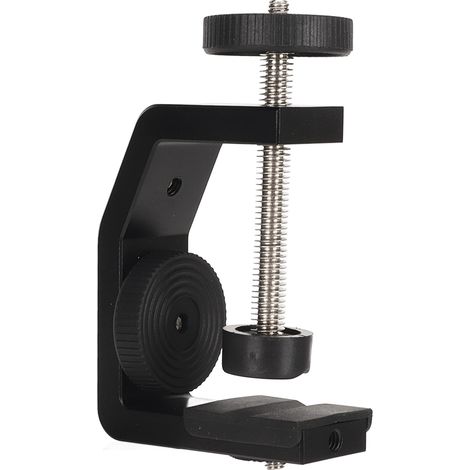 Étau en C universel métal lourd réglable avec vis de montage 1/4 pouce pour pied de projecteur et trépied (1/5)