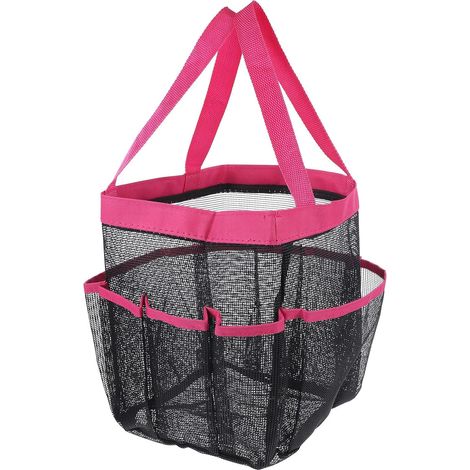 Trousse de Toilette Portable en Filet, Grosse Capacité, Nylon (1/5)