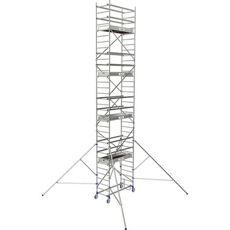 Fahrbares Gerüst aus Aluminium – Maximale Arbeitshöhe 9.85 m - 26404680