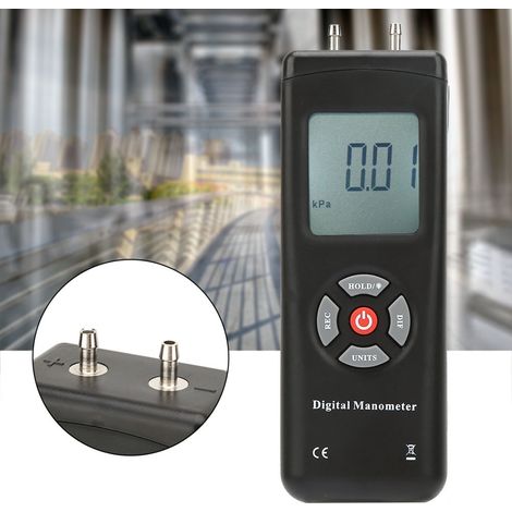 TL100 digitales Differenzdruckmessgerät, tragbares Differenzdruckmessgerät (1/5)