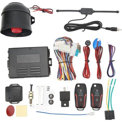 Alarma antirrobo para coche de 12 V con arranque/encendido remoto universal (1/5)