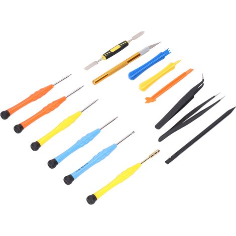 Kit d'outils de réparation pour téléphones, en acier allié ABS, avec tournevis 14 en 1 pour ordinateurs et usage domestique. (1/5)