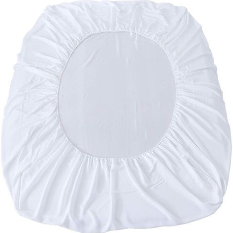 Protector De Matelas - 140x200 Cm - Fibre De Bambou - Membrane Tpu Impermeable Et Respirante - Elastique 30 Cm - Hypoallergenique Antiacarien - 1 Piece