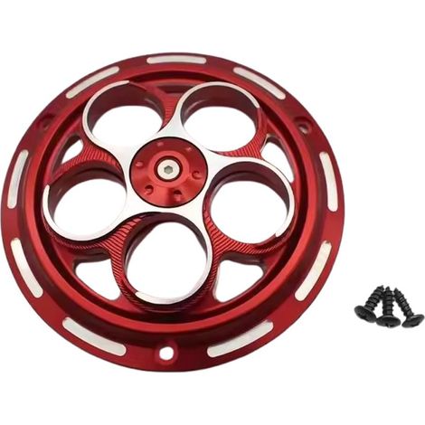 Cache-ventilateur de moto en aluminium CNC rotatif, protection pour radiateur moteur C1C8A (1 jeu) (1/5)