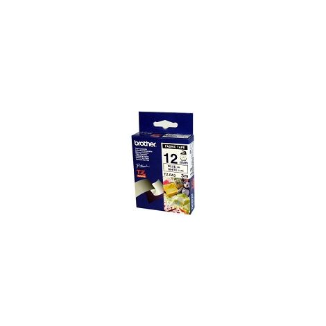 Fabric Labelling Tape - 12mm, Blue/White cinta para impresora de etiquetas TZ