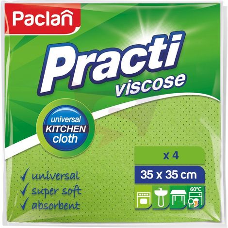 Practi Viskosetücher, 4 Stück - Paclan