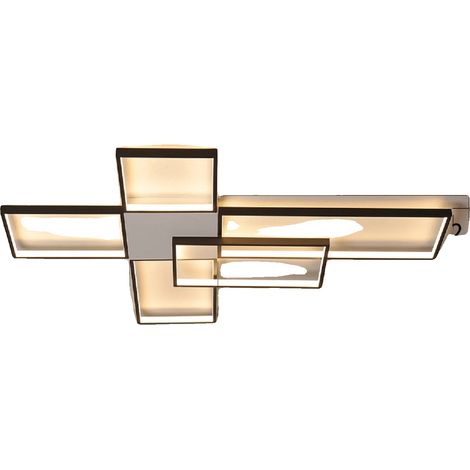 Lampadario da soffitto, luminosità regolabile, design moderno. (1/2)