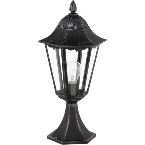 Borne Lumineuse De Jardin Navedo - Noir|Argent|Transparent (1/3)