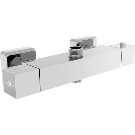 Mexen Cube Thermostat-Duschmischer, Chrom - 77250-00 (1/4)