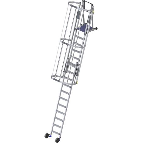 Scala alla marinara con ruotee réglable di 3.20m a 4.96m - MAD5P/CS