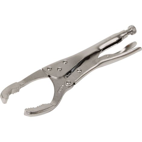 Sealey AK6423 Angled Oil Filter Locking Pliers 45-130mm Capacity